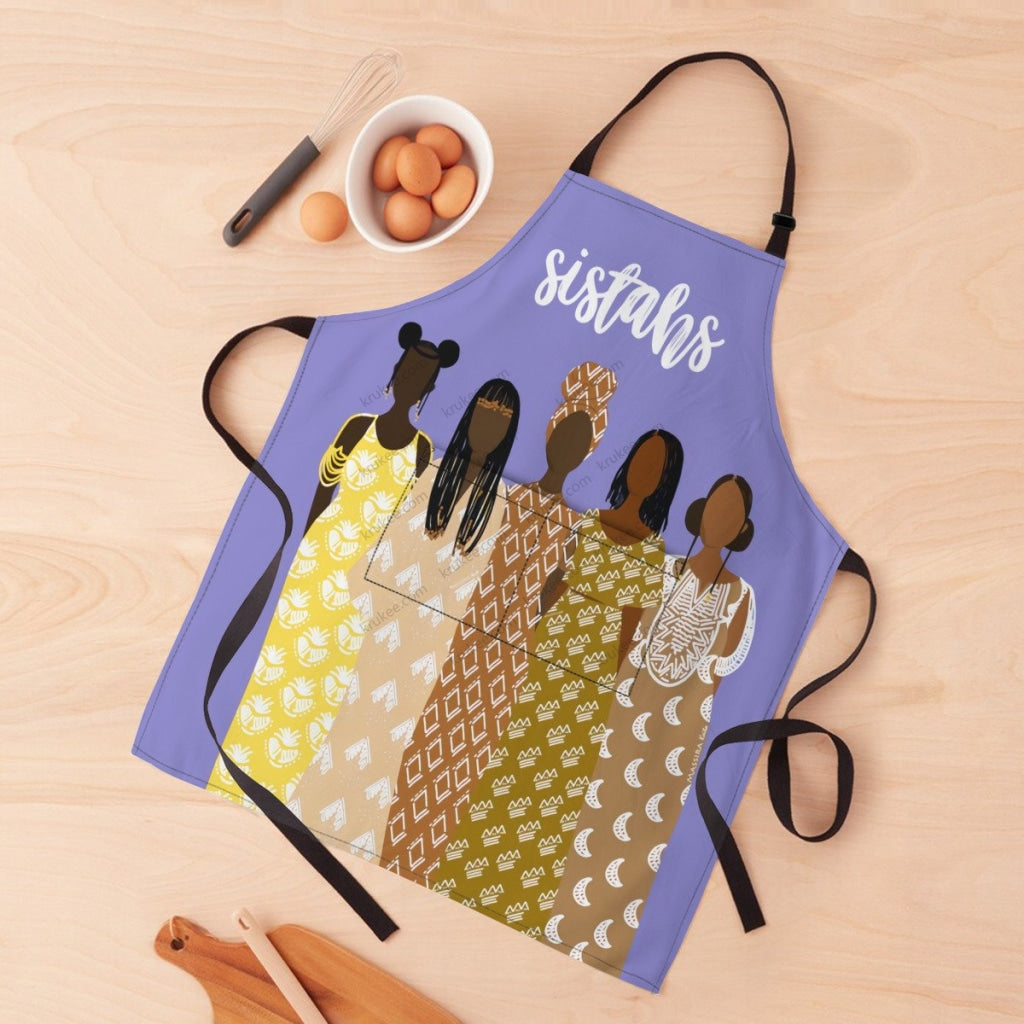 Apron For Sistas White / One Size