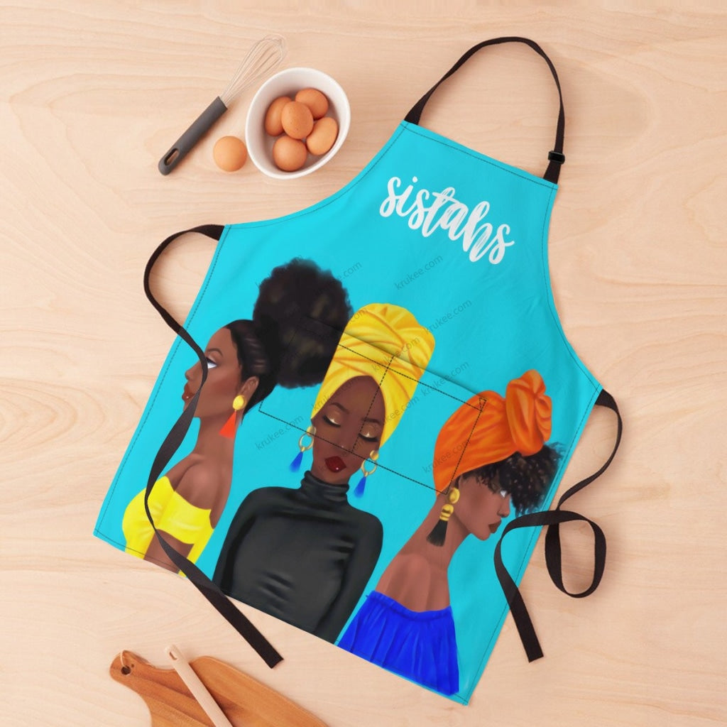 Apron For Sistas White / One Size
