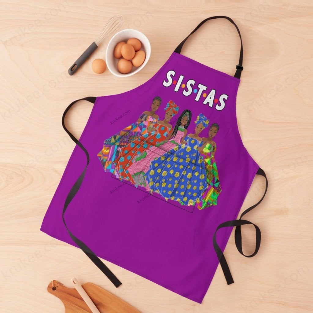 Apron For Sistas Purple / One Size