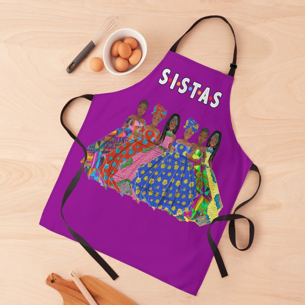 Apron For Sistas White / One Size