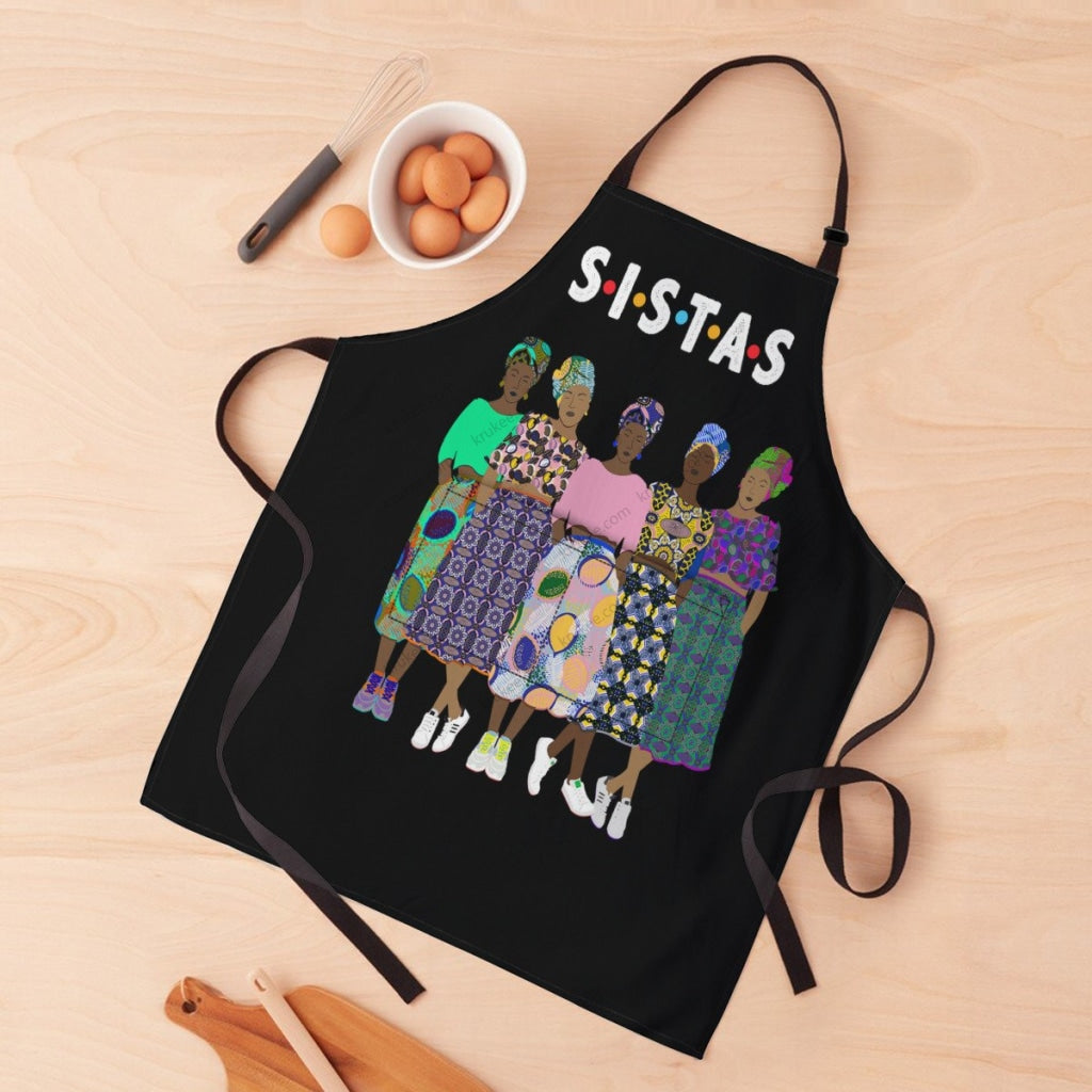 Apron For Sistas White / One Size