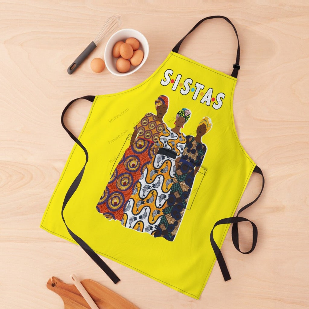 Apron For Sistas White / One Size