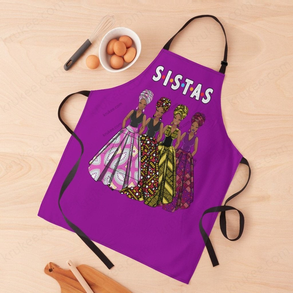 Apron For Sistas White / One Size 4