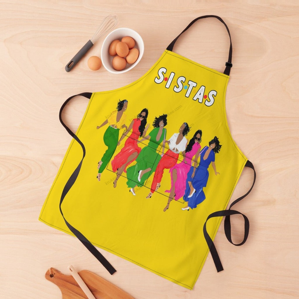 Apron For Sistas White / One Size 6