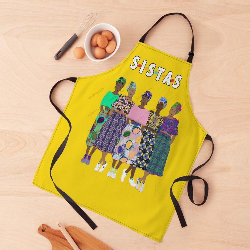 Apron For Sistas White / One Size