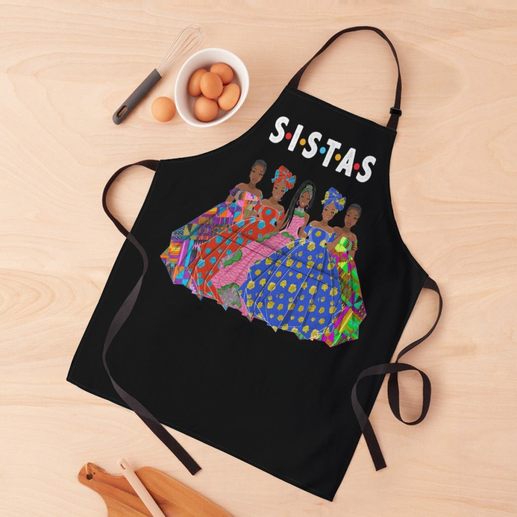Apron For Sistas White / One Size