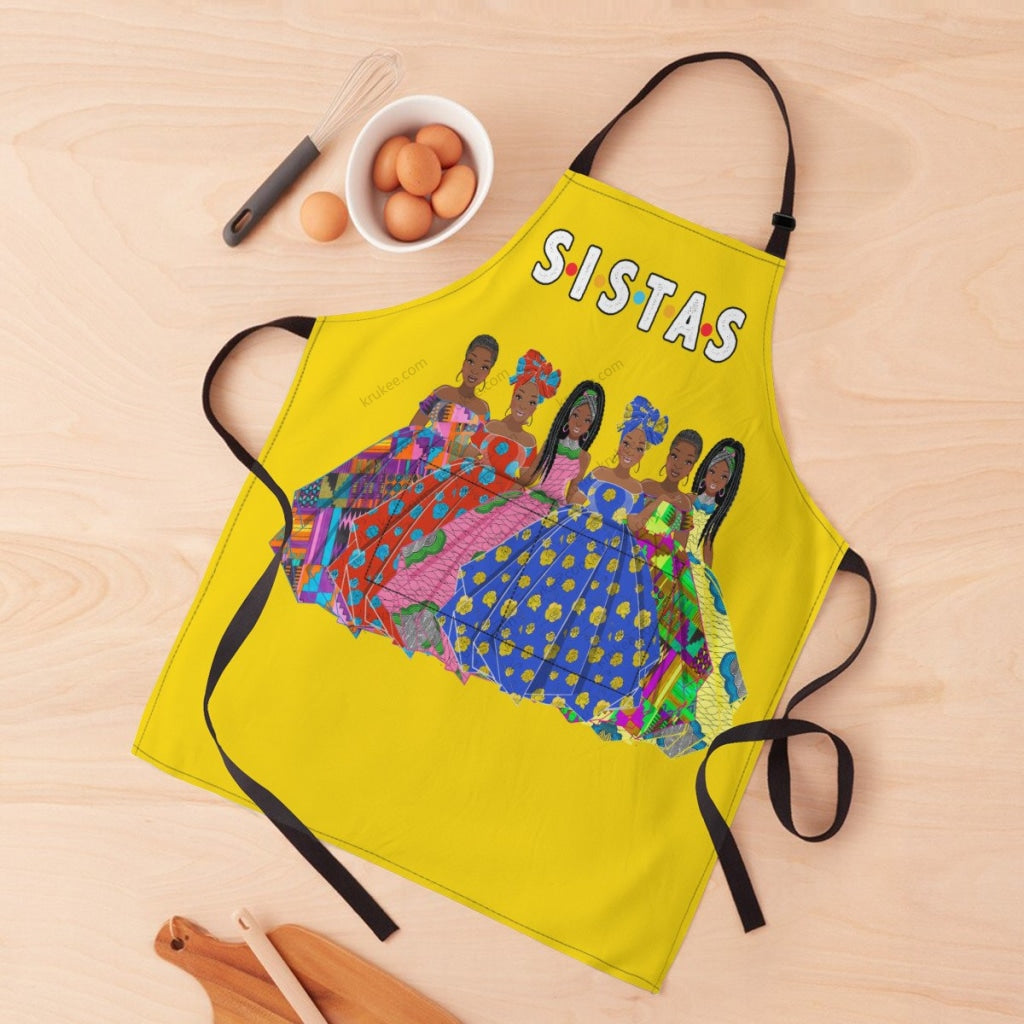 Apron For Sistas White / One Size