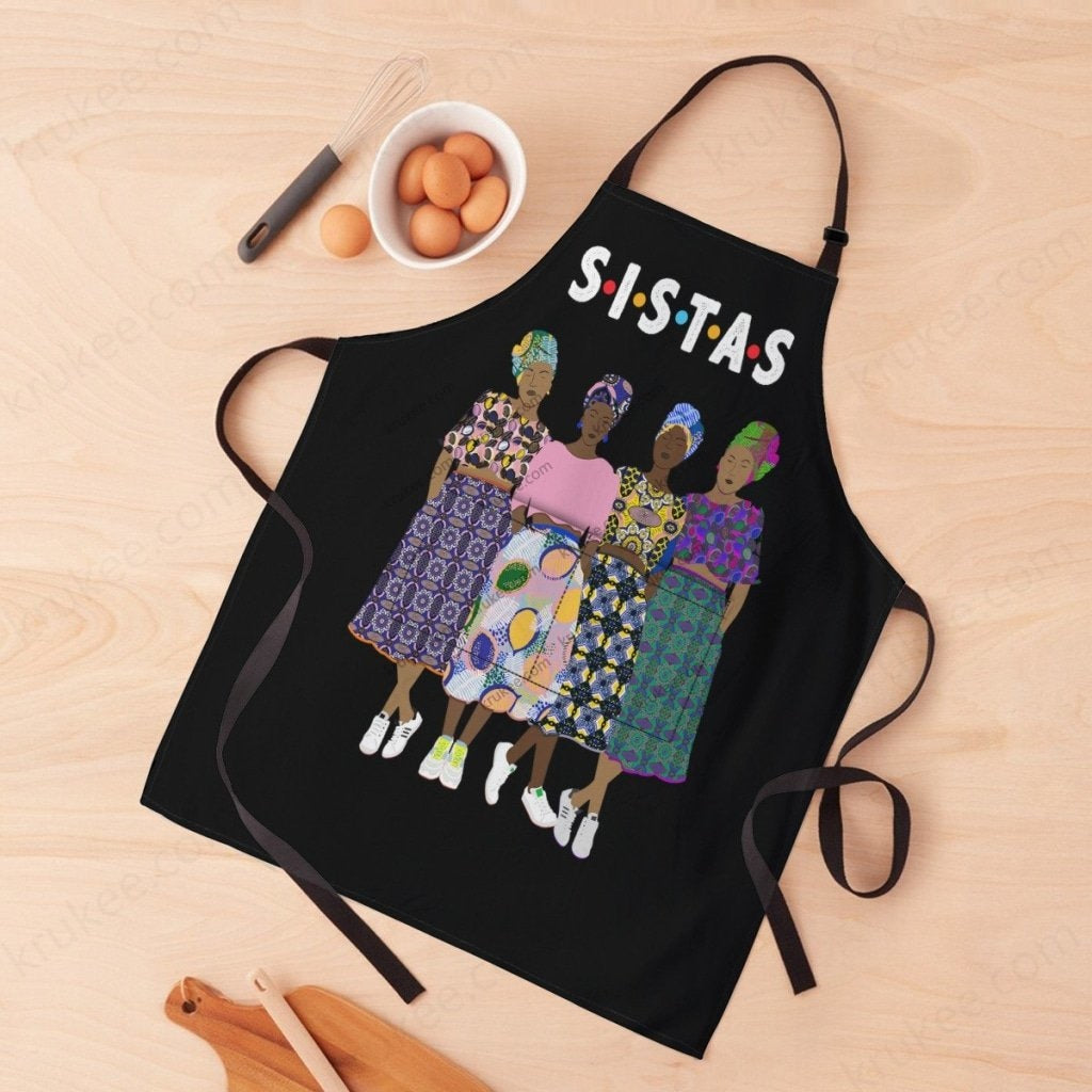 Apron For Sistas White / One Size 4