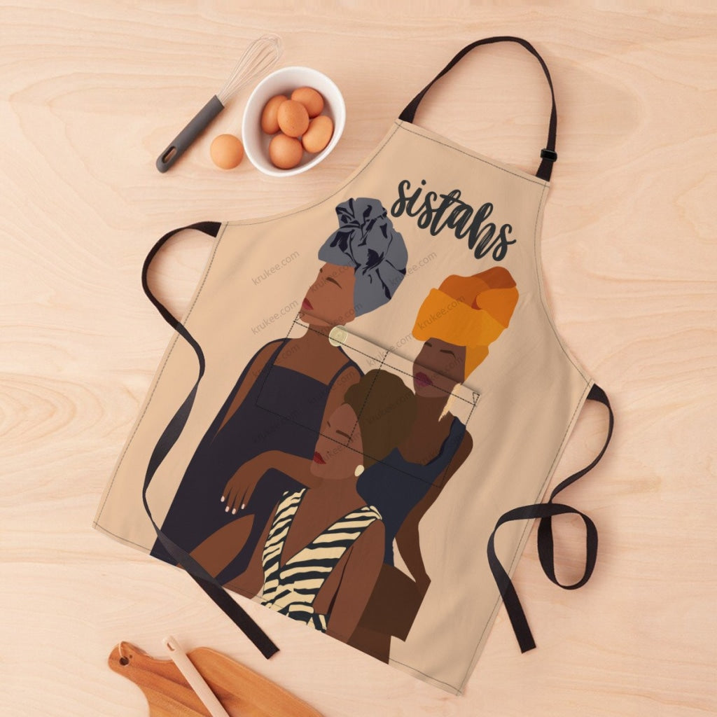 Apron For Sistas White / One Size
