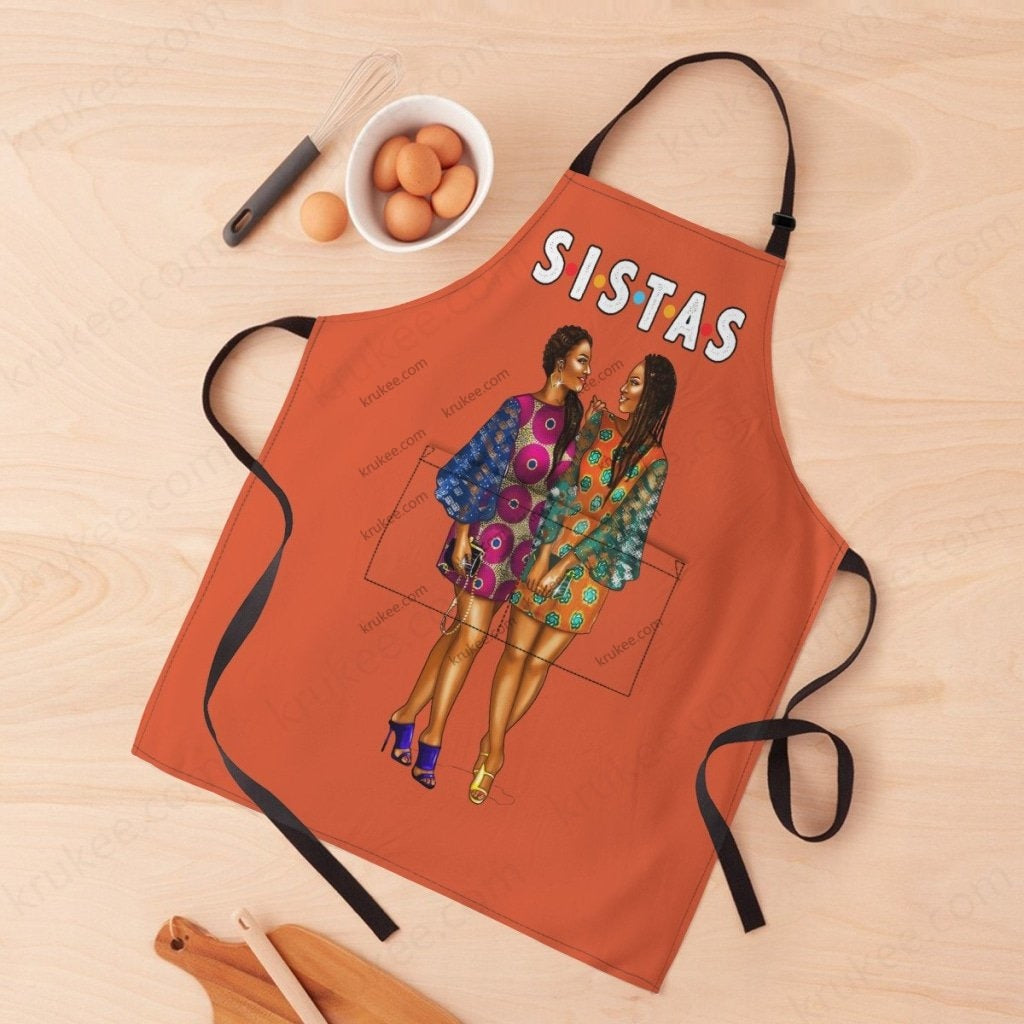 Apron For Sistas Orange / One Size