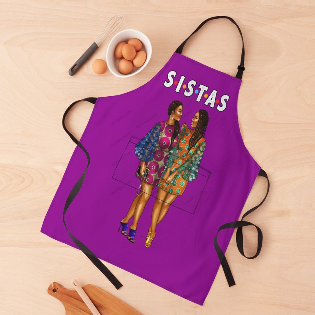 Apron For Sistas White / One Size
