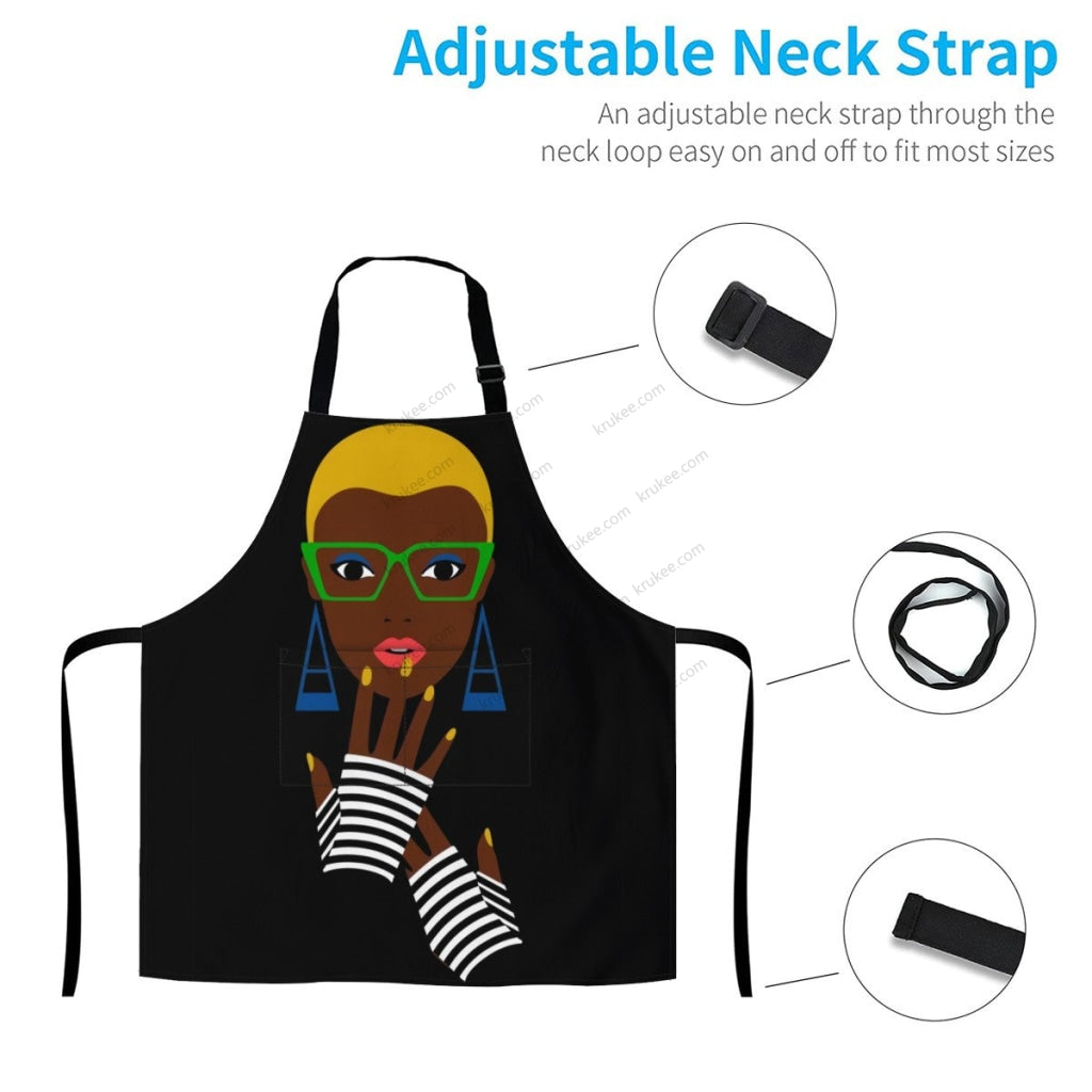African Culture Art Print Apron
