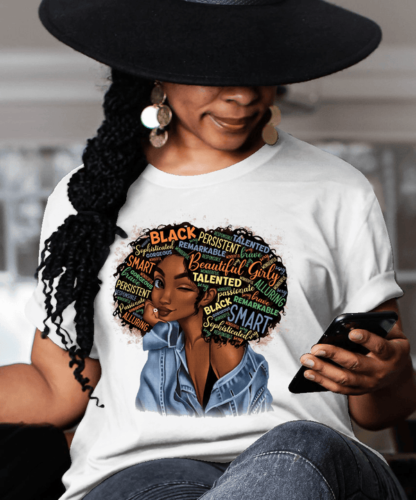 Black Gorgeous Wonderful Tshirt T