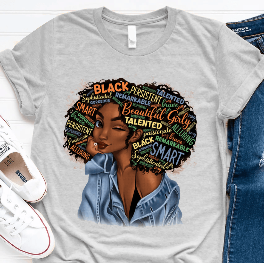 Black Gorgeous Wonderful Tshirt T
