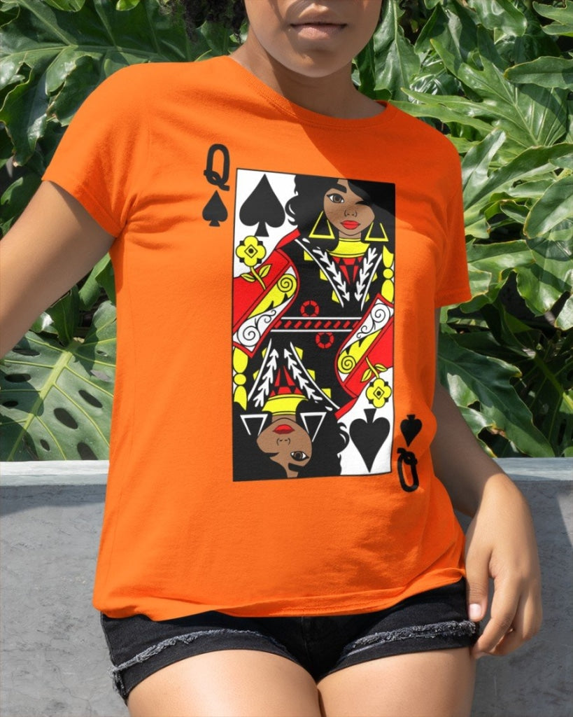 Black Queen Classic T-Shirt Orange / Xs T