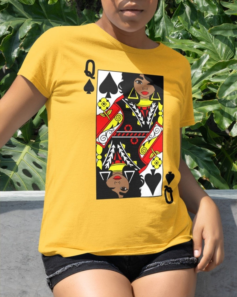Black Queen Classic T-Shirt Yellow / Xs T