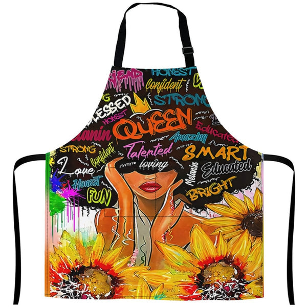 5Apron White / One Size