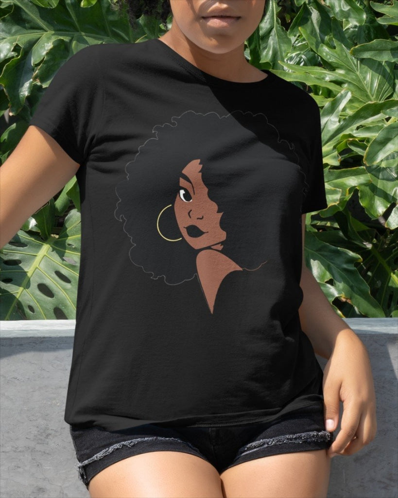 Black Woman Classic T-Shirt / Xs T