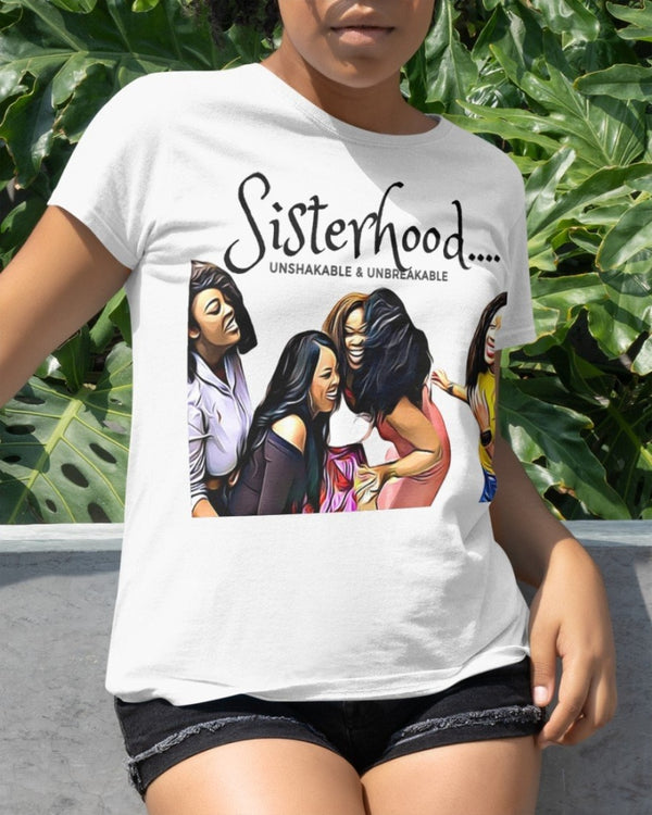 Black Woman - Sisterhood Classic T-Shirt White / Xs T