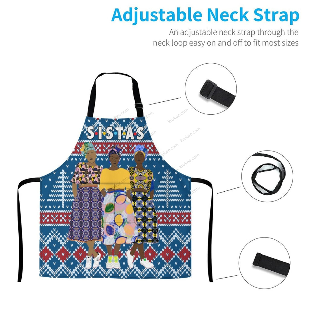 Christmas Apron For Sistas (1)