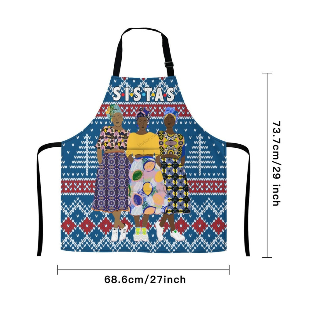 Christmas Apron For Sistas (1)
