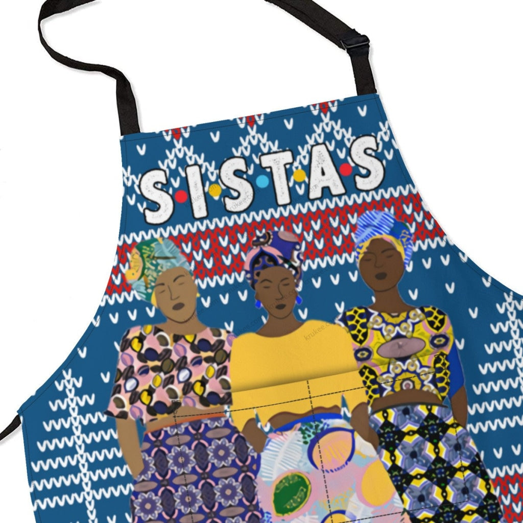 Christmas Apron For Sistas (1)