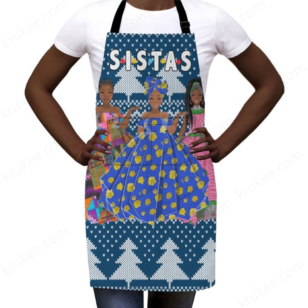 Christmas Apron For Sistas (1)