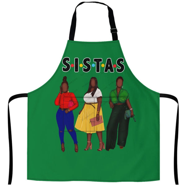 Christmas Apron For Sistas (17) One Size