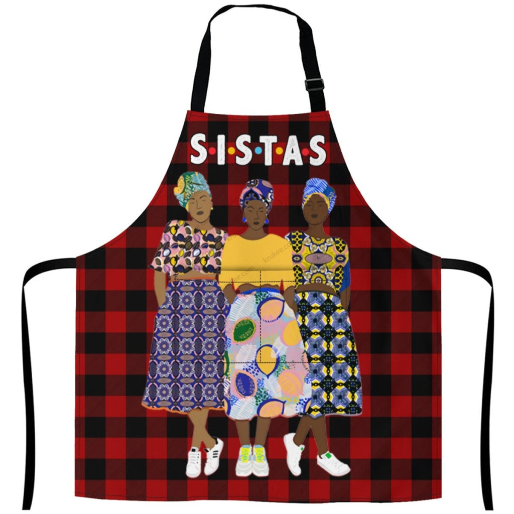 Christmas Apron For Sistas (3) One Size