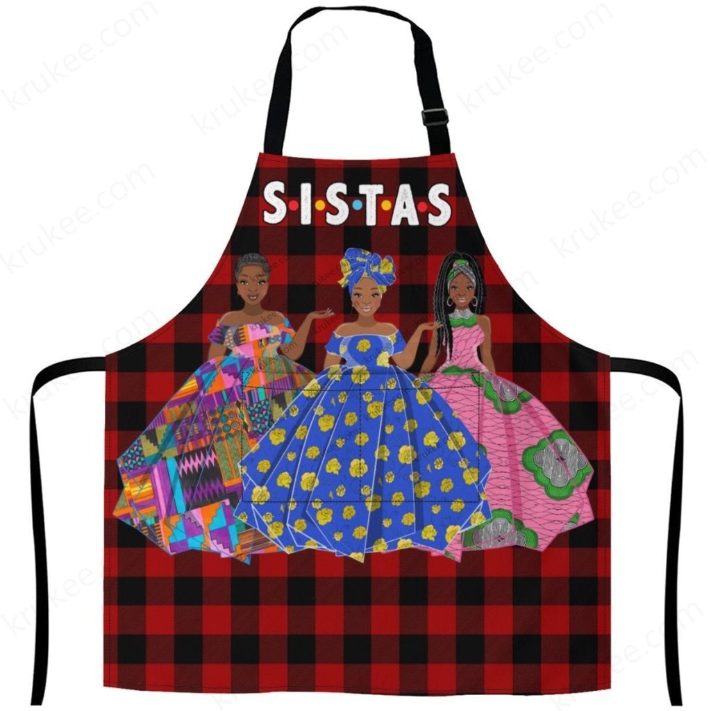 Christmas Apron For Sistas (3) One Size / 3