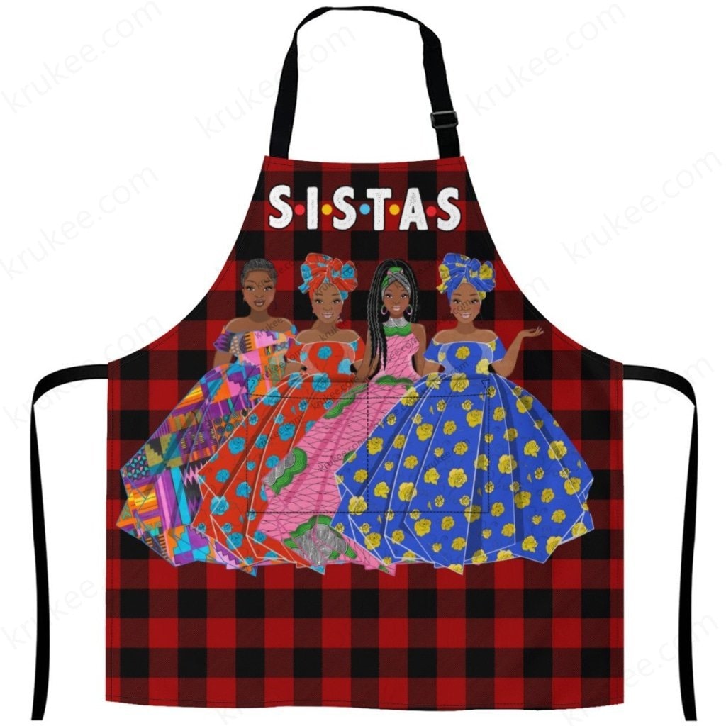 Christmas Apron For Sistas (3) One Size / 4