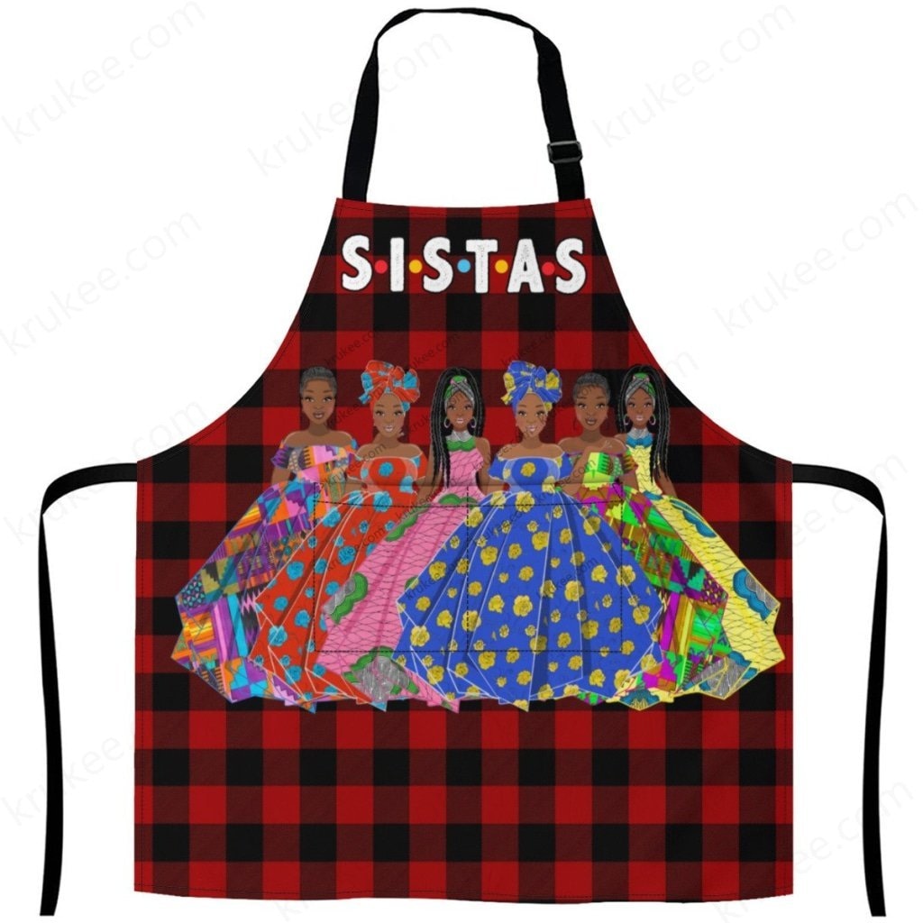 Christmas Apron For Sistas (3) One Size / 6