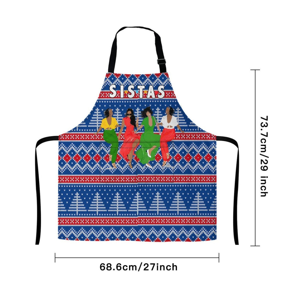 Christmas Apron For Sistas