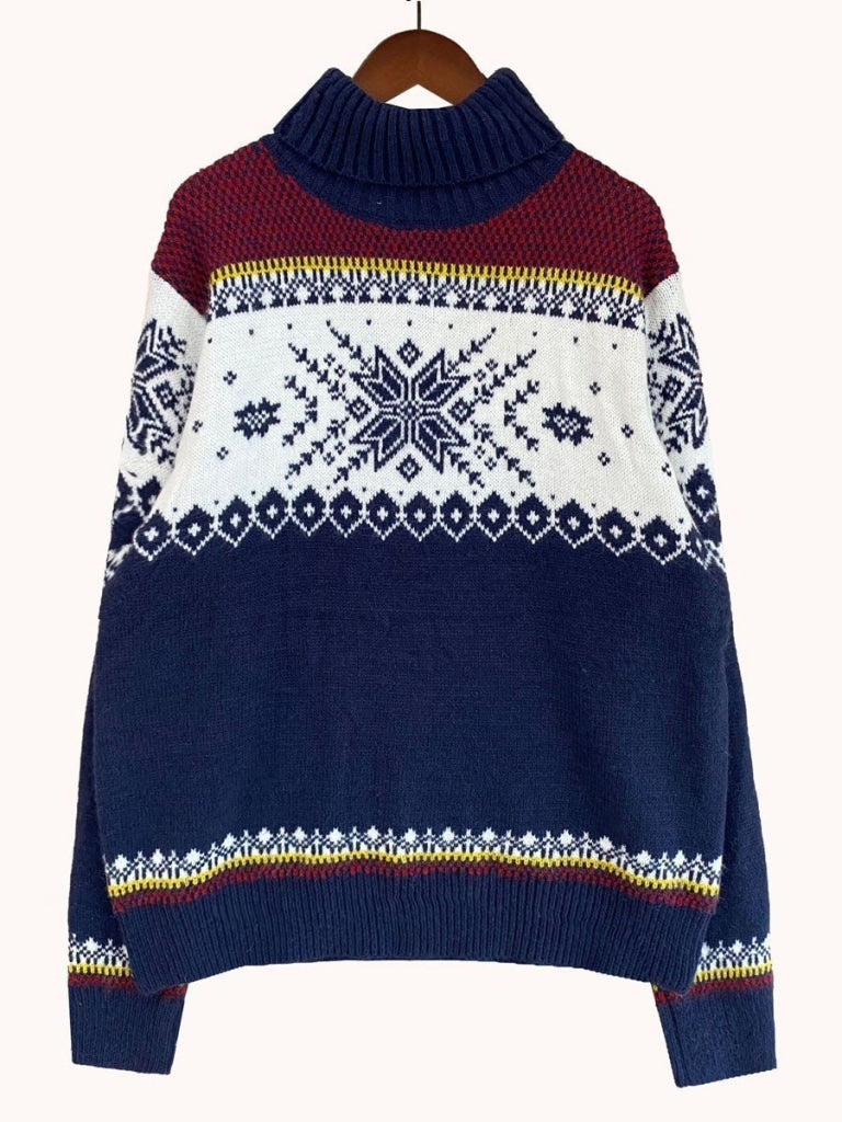 Christmas Couple Sweater Blue / S
