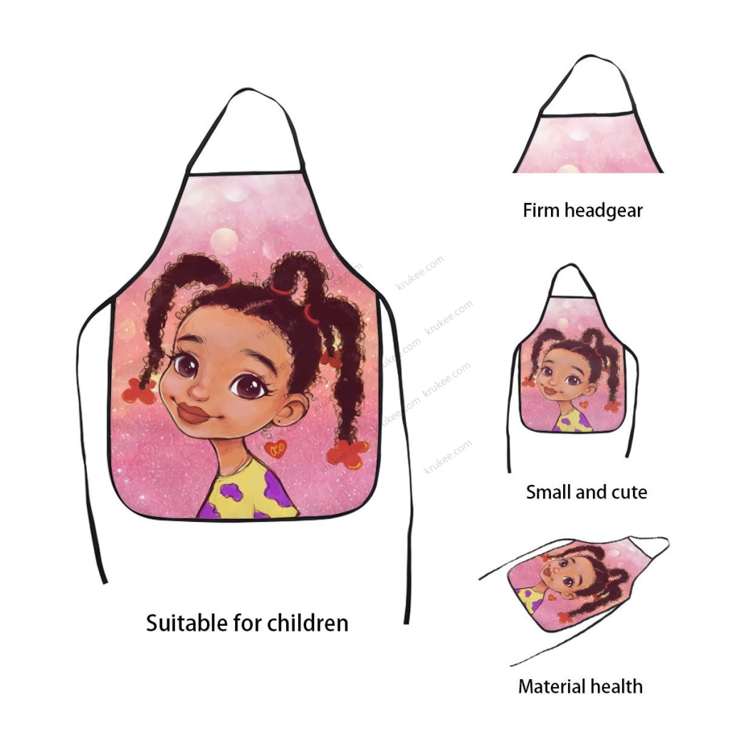 Cute Little Girl Printed Apron