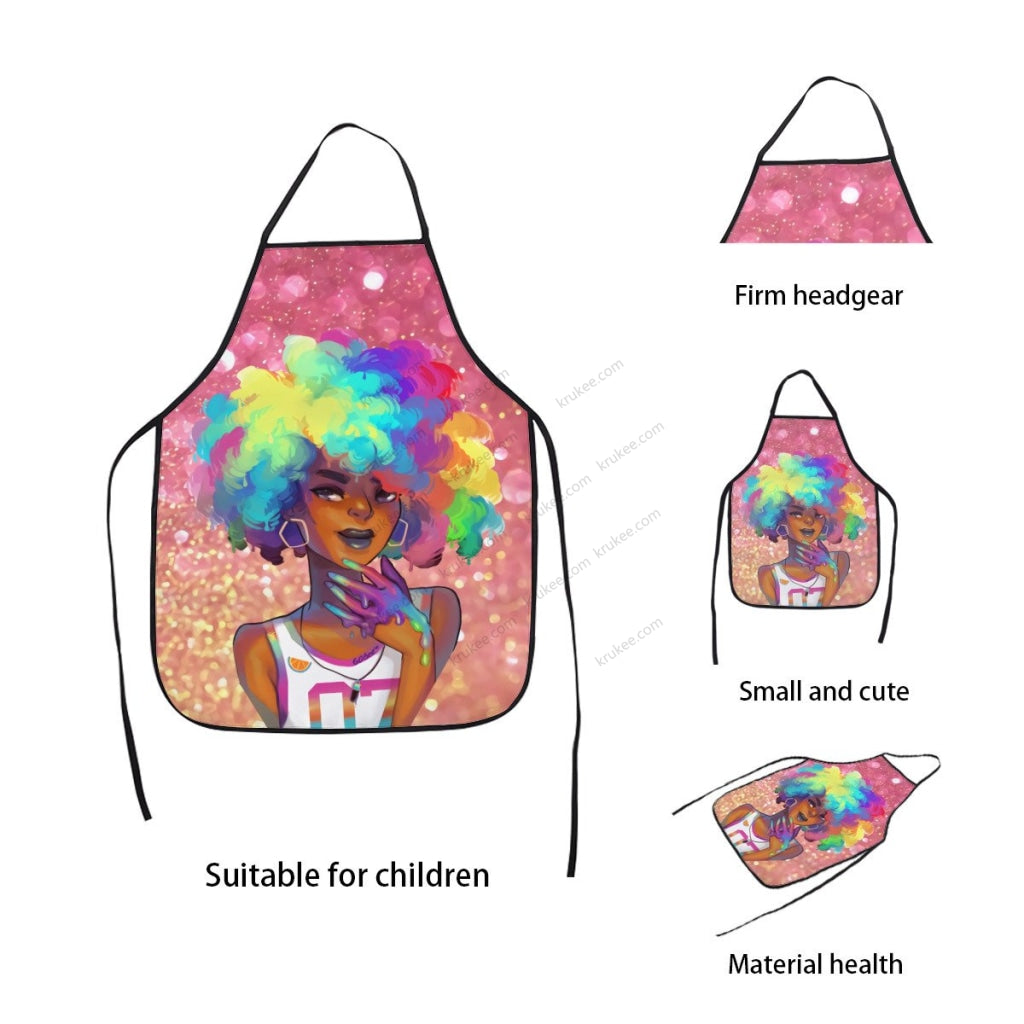 Cute Little Girl Printed Apron