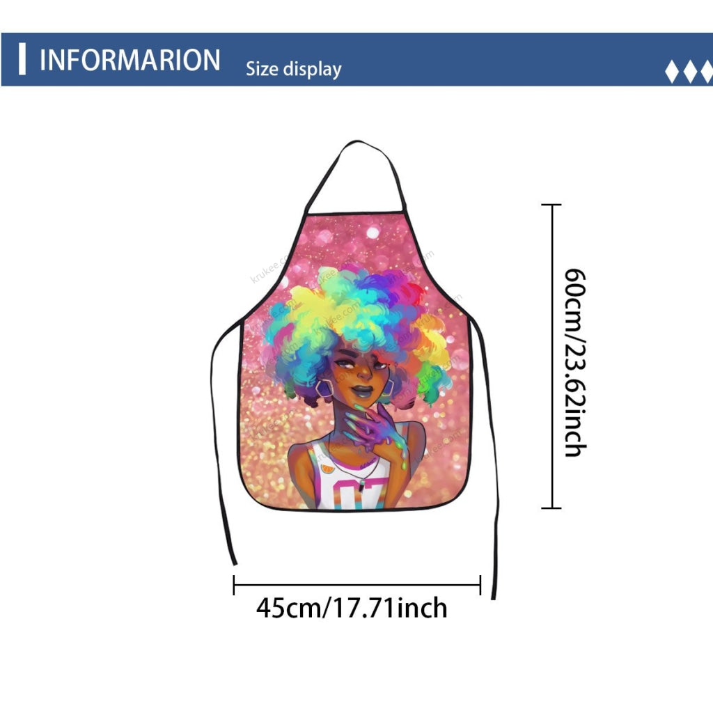 Cute Little Girl Printed Apron
