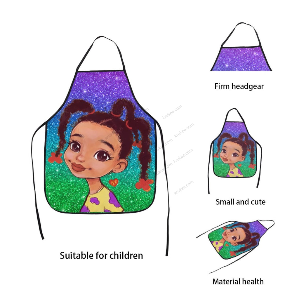Cute Little Girl Printed Apron