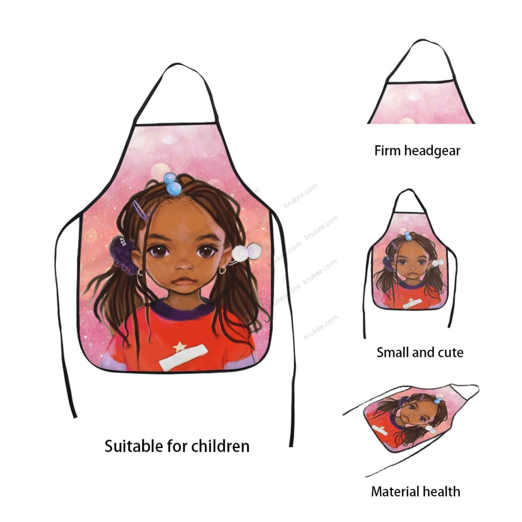 Cute Little Girl Printed Apron