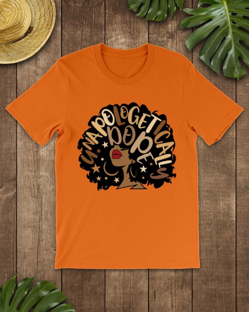 Dope Black Woman Classic T-Shirt Orange / Xs T