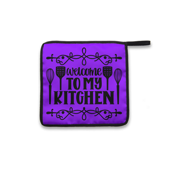 Pot Holder Welcome To My Kitchen 1