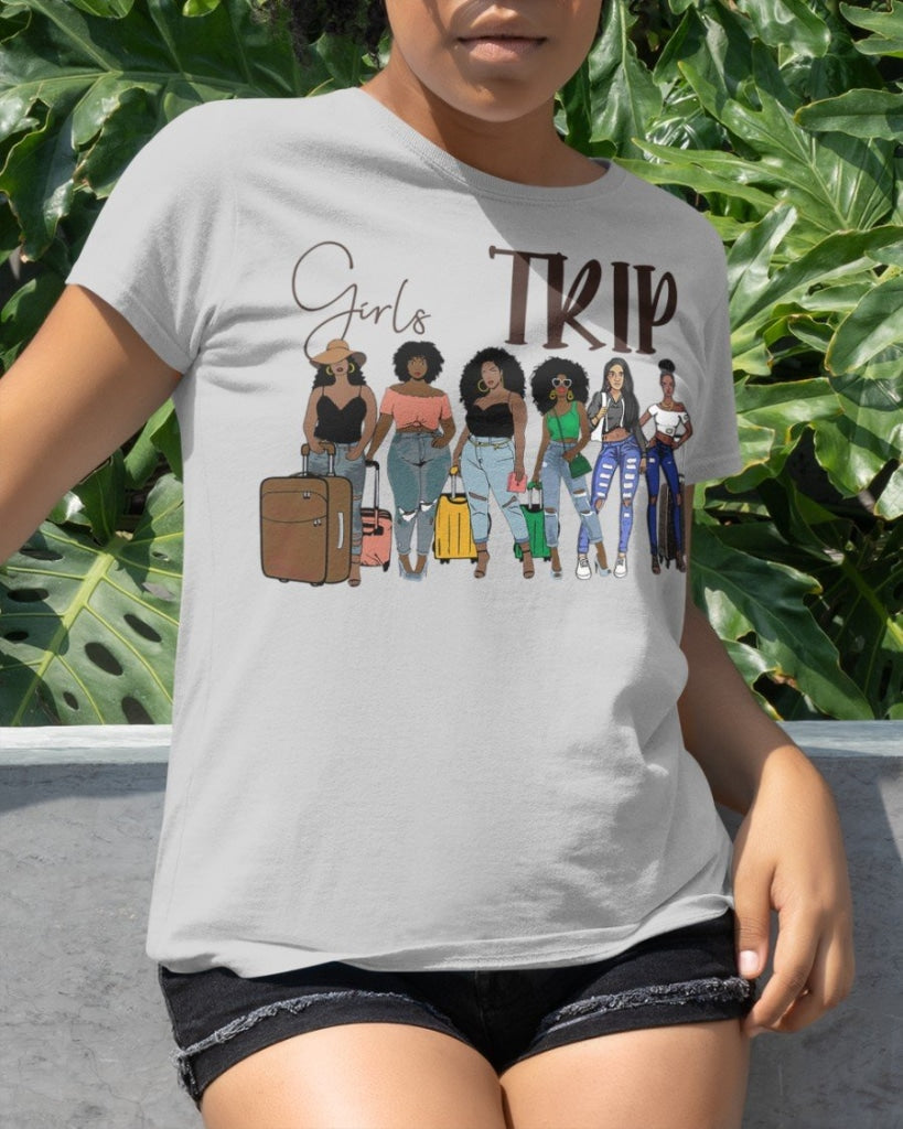 Girls Trip 6 Classic T-Shirt Lightgrey / Xs T