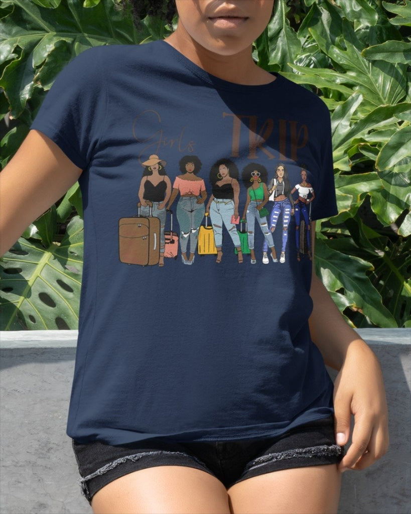 Girls Trip 6 Classic T-Shirt Navy / Xs T