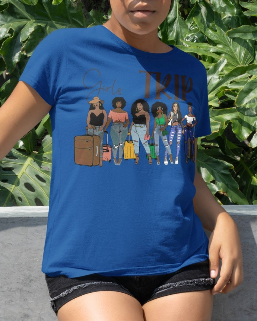 Girls Trip 6 Classic T-Shirt Royalblue / Xs T