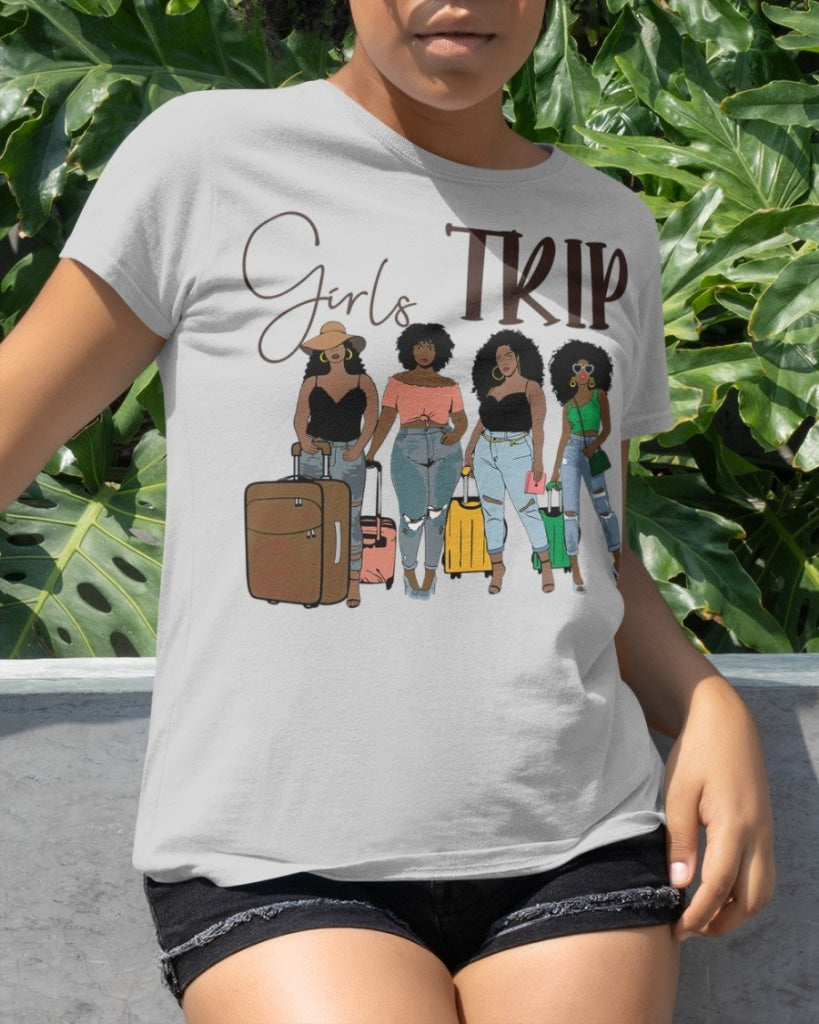 Girls Trip Classic T-Shirt Lightgrey / Xs T