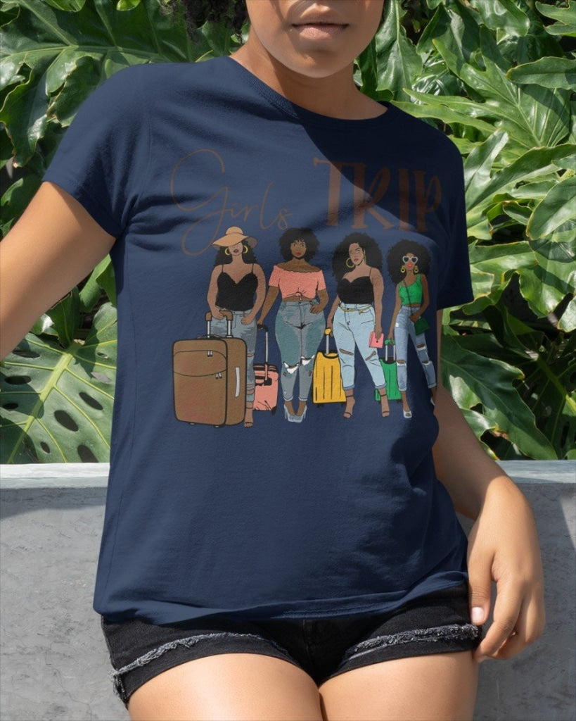 Girls Trip Classic T-Shirt Navy / Xs T