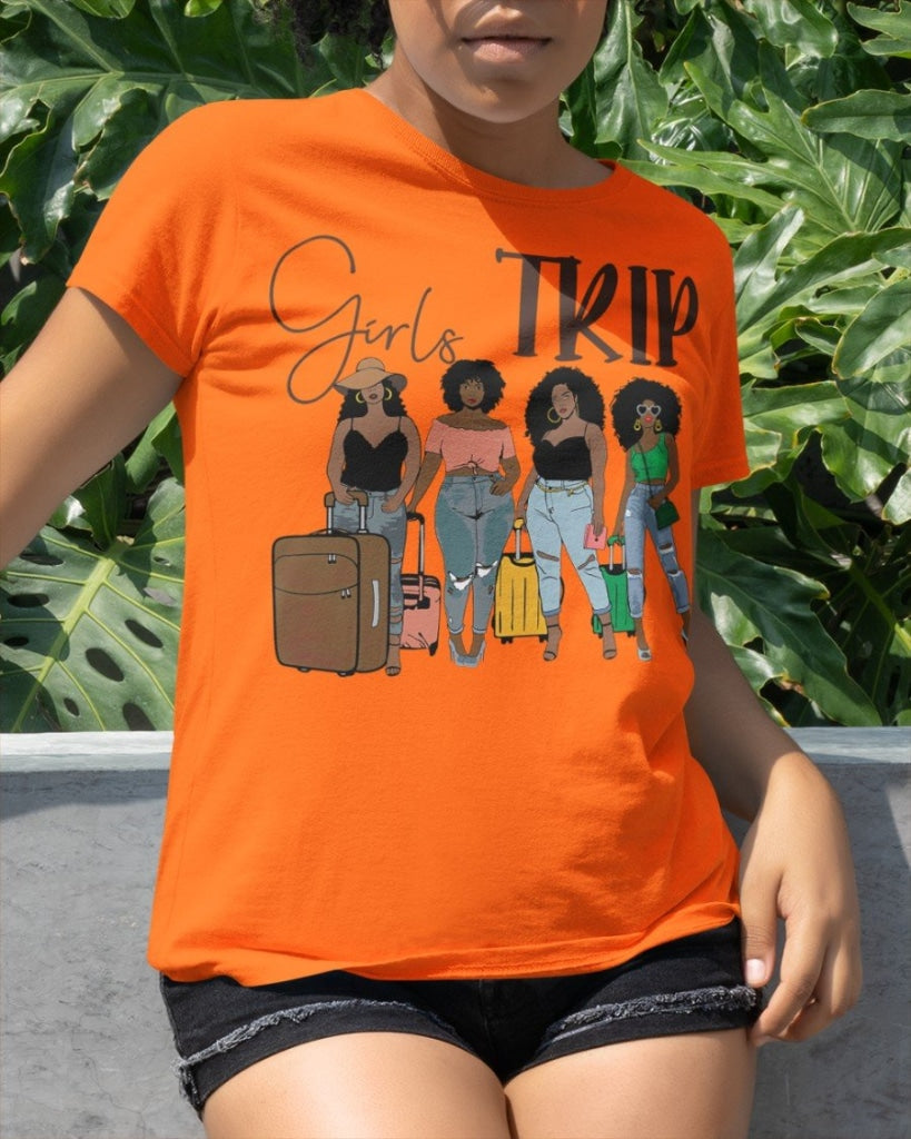 Girls Trip Classic T-Shirt Orange / Xs T