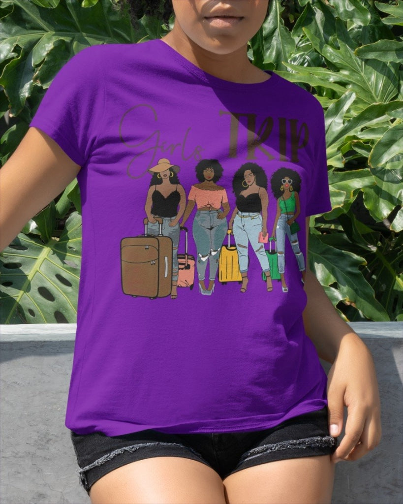 Girls Trip Classic T-Shirt Purple / Xs T