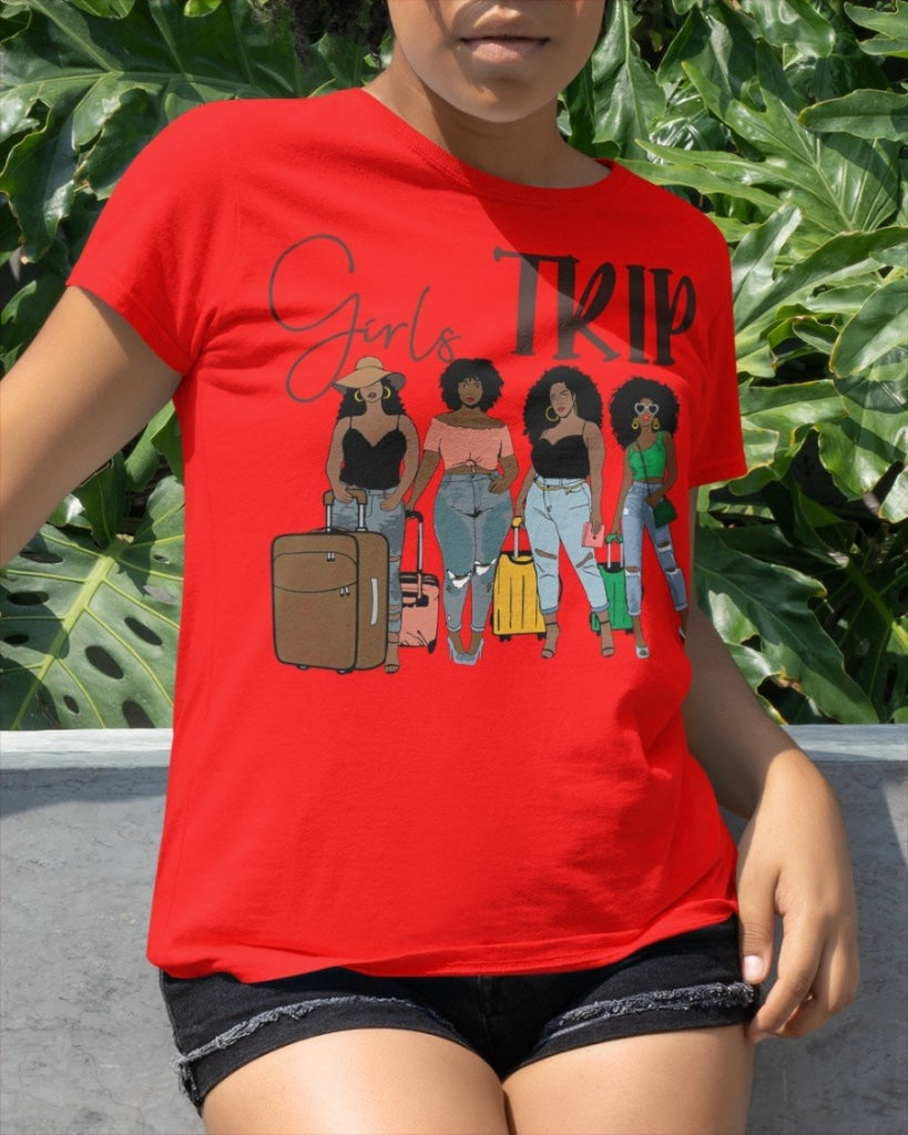 Girls Trip Classic T-Shirt Red / Xs T