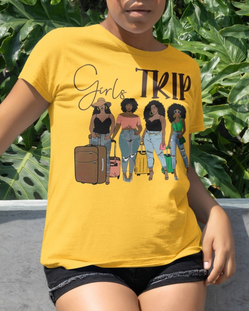 Girls Trip Classic T-Shirt Yellow / Xs T
